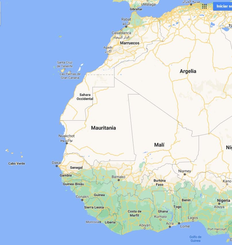 AMC Offshore territory — Canary Islands and West Africa